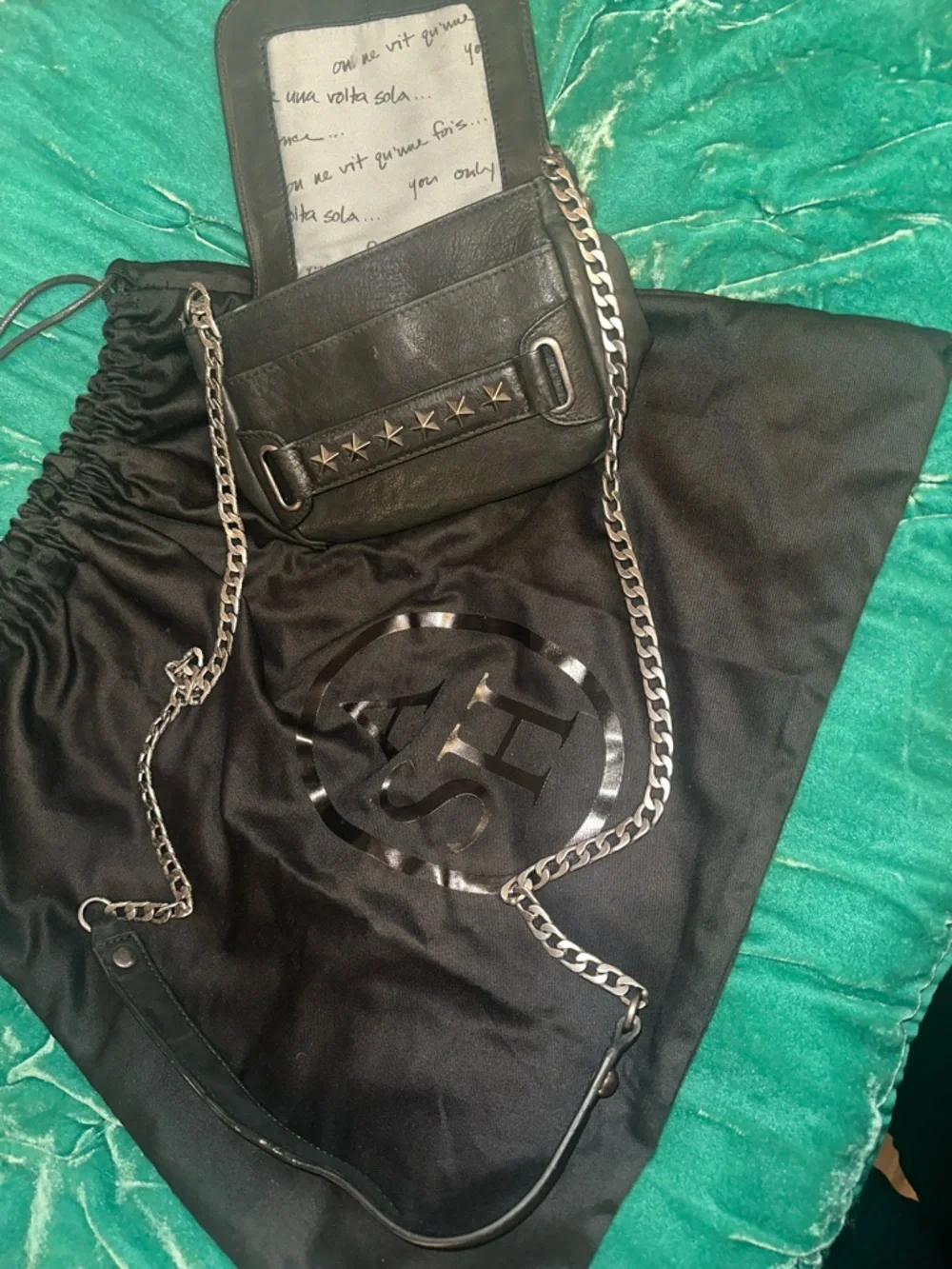 ASH STUDDED LEATHER CROSSBODY BAG - Picture 12 of 16